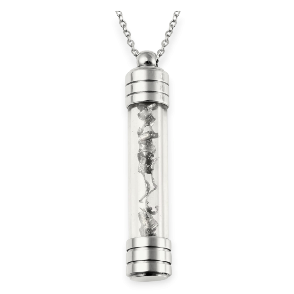 Meteorite Vial Necklace
